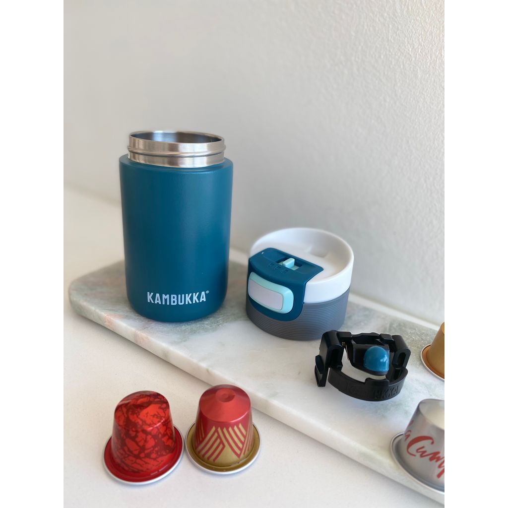 Travel mug isotherme 300 ml bleu foncé - Visuel 3